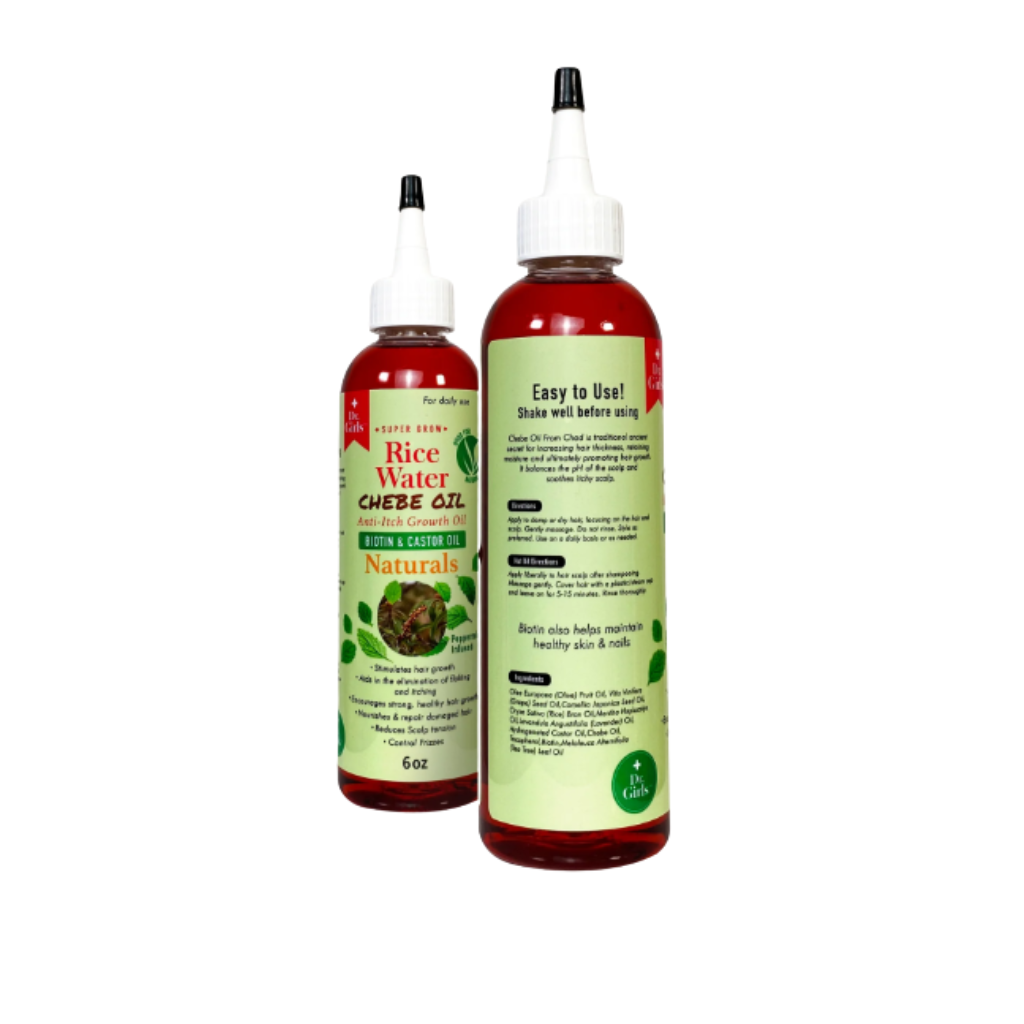 Dr.Girls More Volume Rice Water Hair Oil 6oz - BRAID BEAUTY