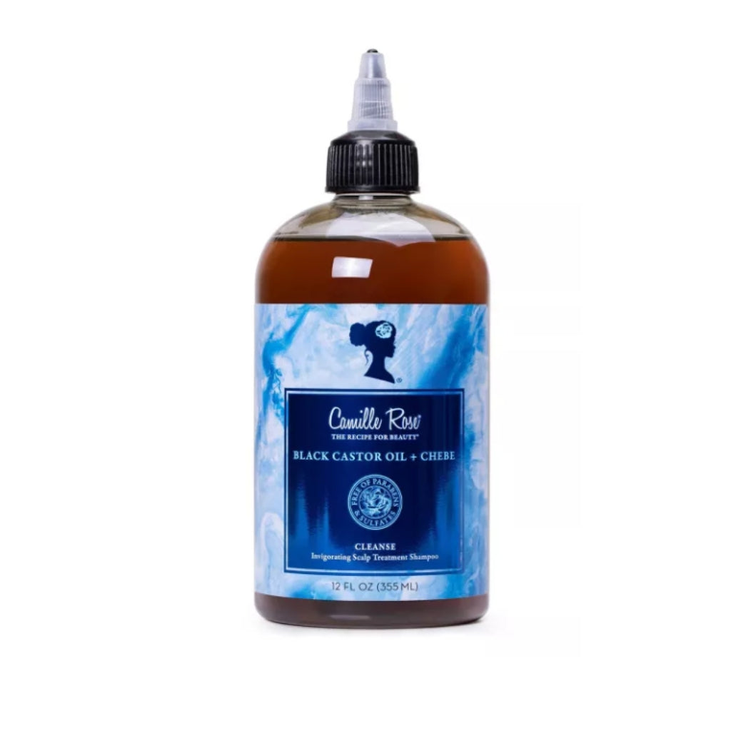 Camille Rose Black Castor Oil & Chebe Scalp Treatment Shampoo - 12 fl oz - BRAID BEAUTY