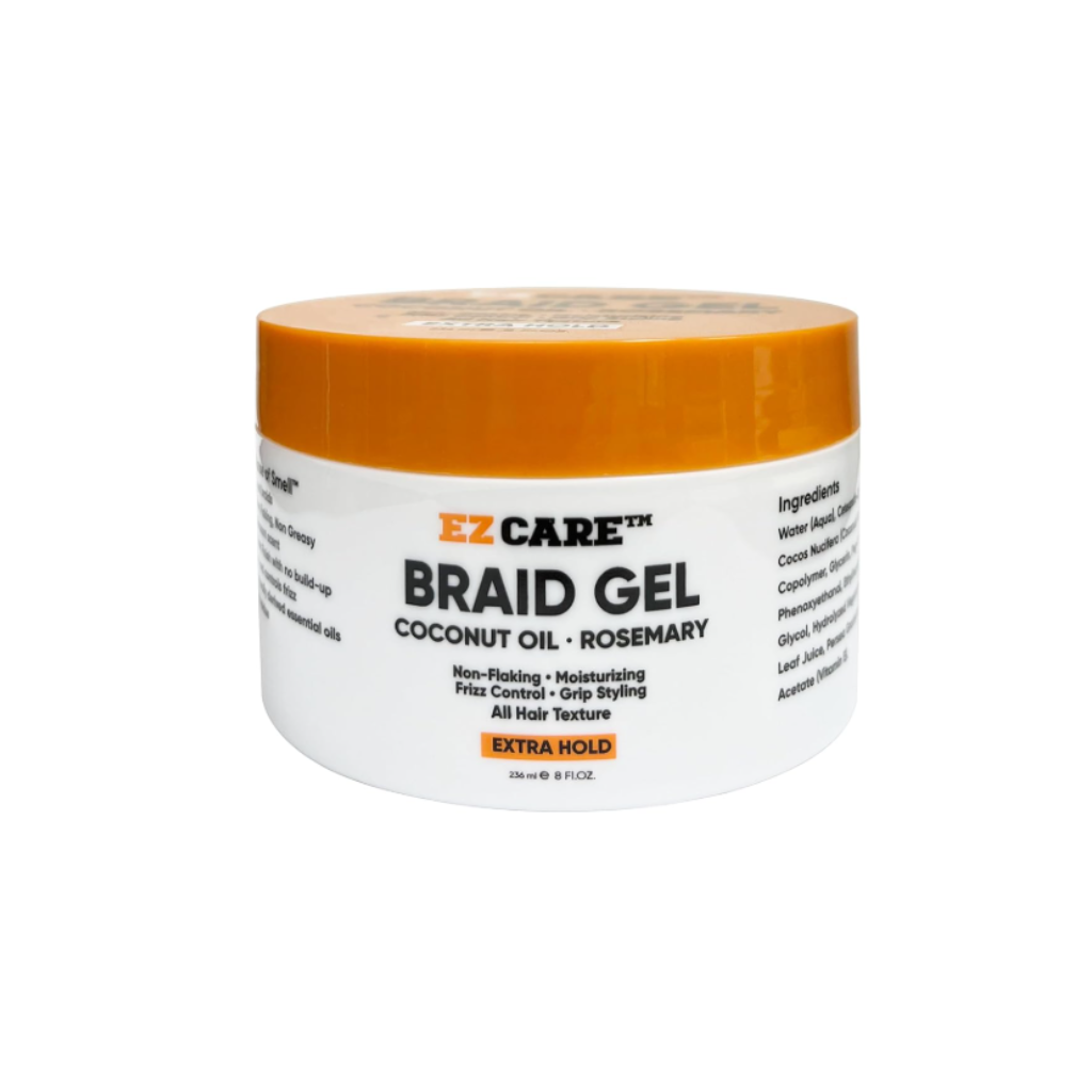 EZCARE BRAID GEL Coconut Oil.Rosemary 8 oz - BRAID BEAUTY