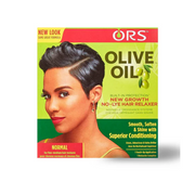 ORS OLIVE OIL BUILT-IN PROTECTION NEW GROWTH NO-LYE HAIR RELAXER - BRAID BEAUTY