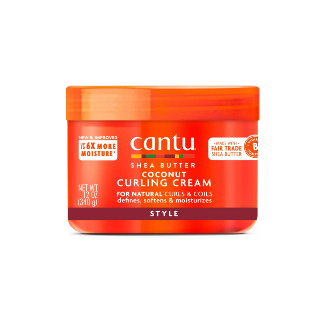 Cantu Shea Butter For Natural Hair Coconut Curling Cream 12 oz - BRAID BEAUTY