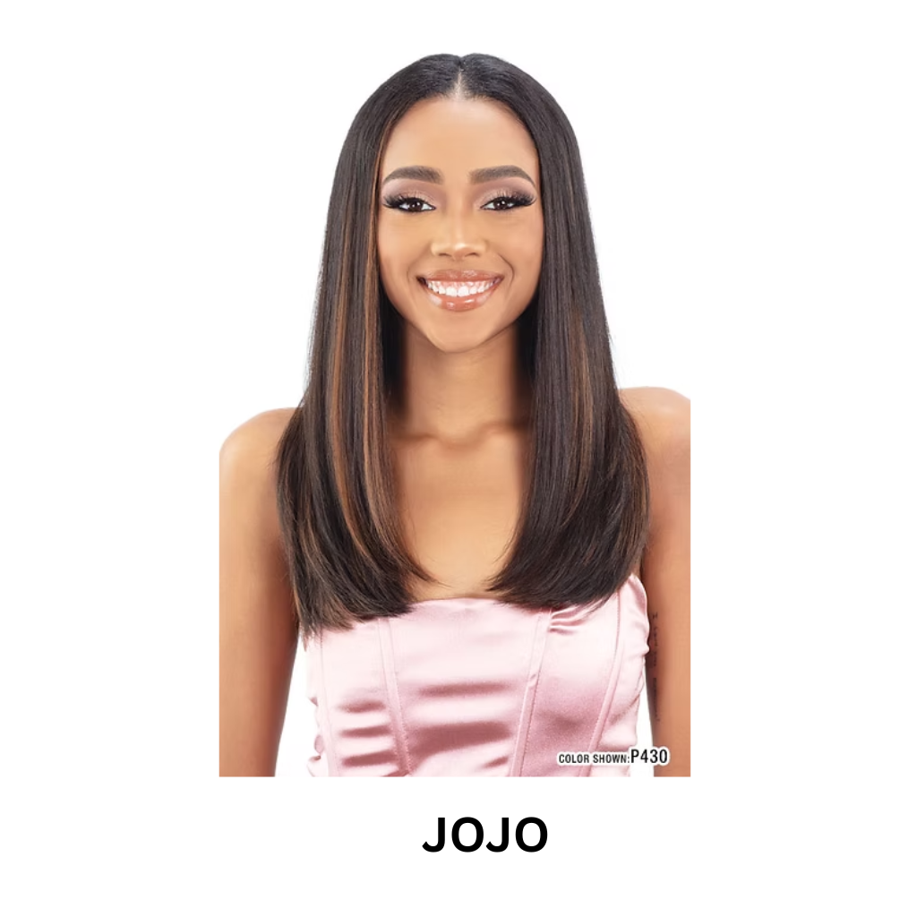 Mayde Beauty Mocha V-Part Human Hair Blend Wig -JOJO- - BRAID BEAUTY