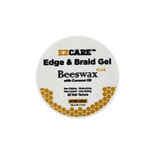 EZCARE Edge & Braid Gel Beeswax Plus w/ Coconut Oil Plus 4 oz - BRAID BEAUTY