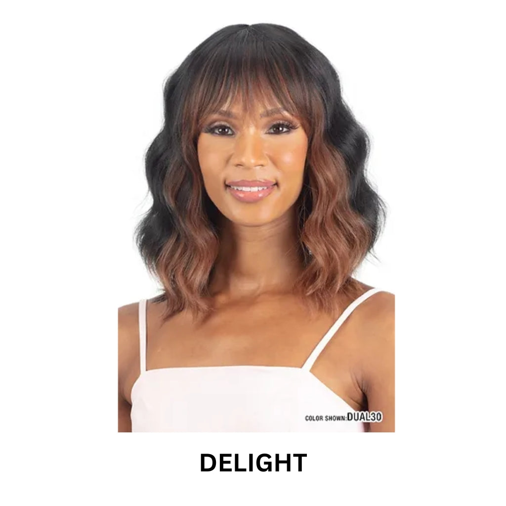 Mayde Beauty Mocha Human Hair Blend Wig -DELIGHT - BRAID BEAUTY