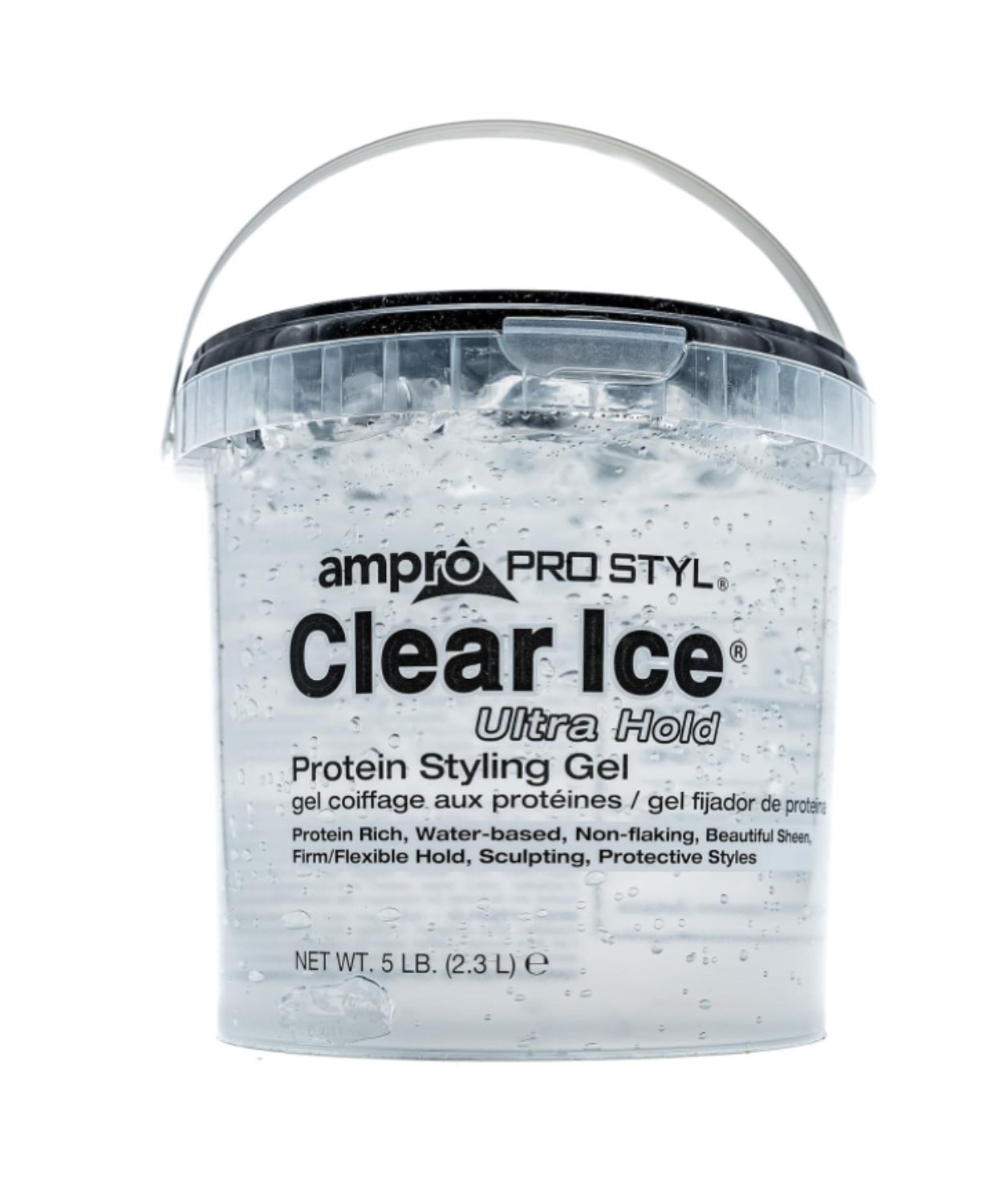 Ampro Pro Clear Ice Protein Rich Ultra Hold 5 LB - BRAID BEAUTY
