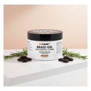 EZCARE BRAID GEL Black Castor Oil. Caffeine 8 oz - BRAID BEAUTY