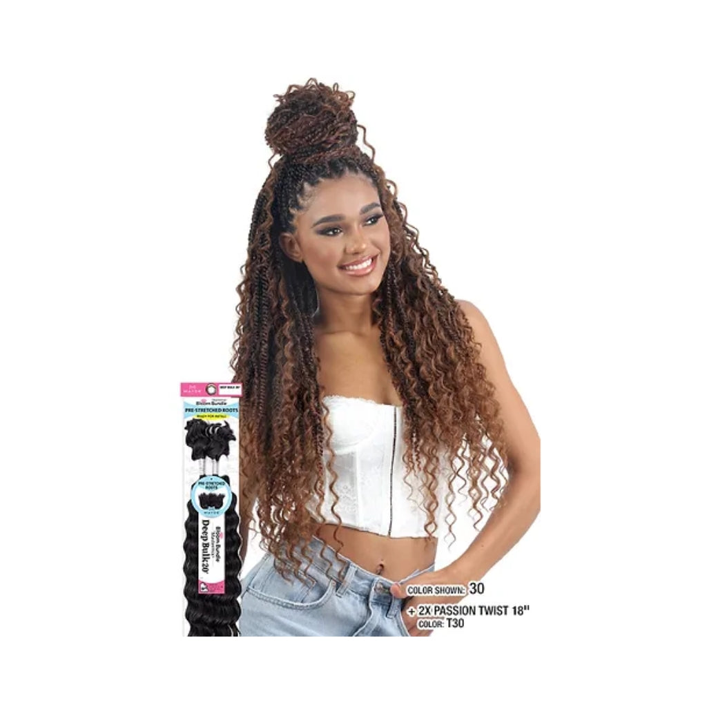 Mayde Beauty Deep Bulk 20" Bloom Bundle Hair Weave - BRAID BEAUTY