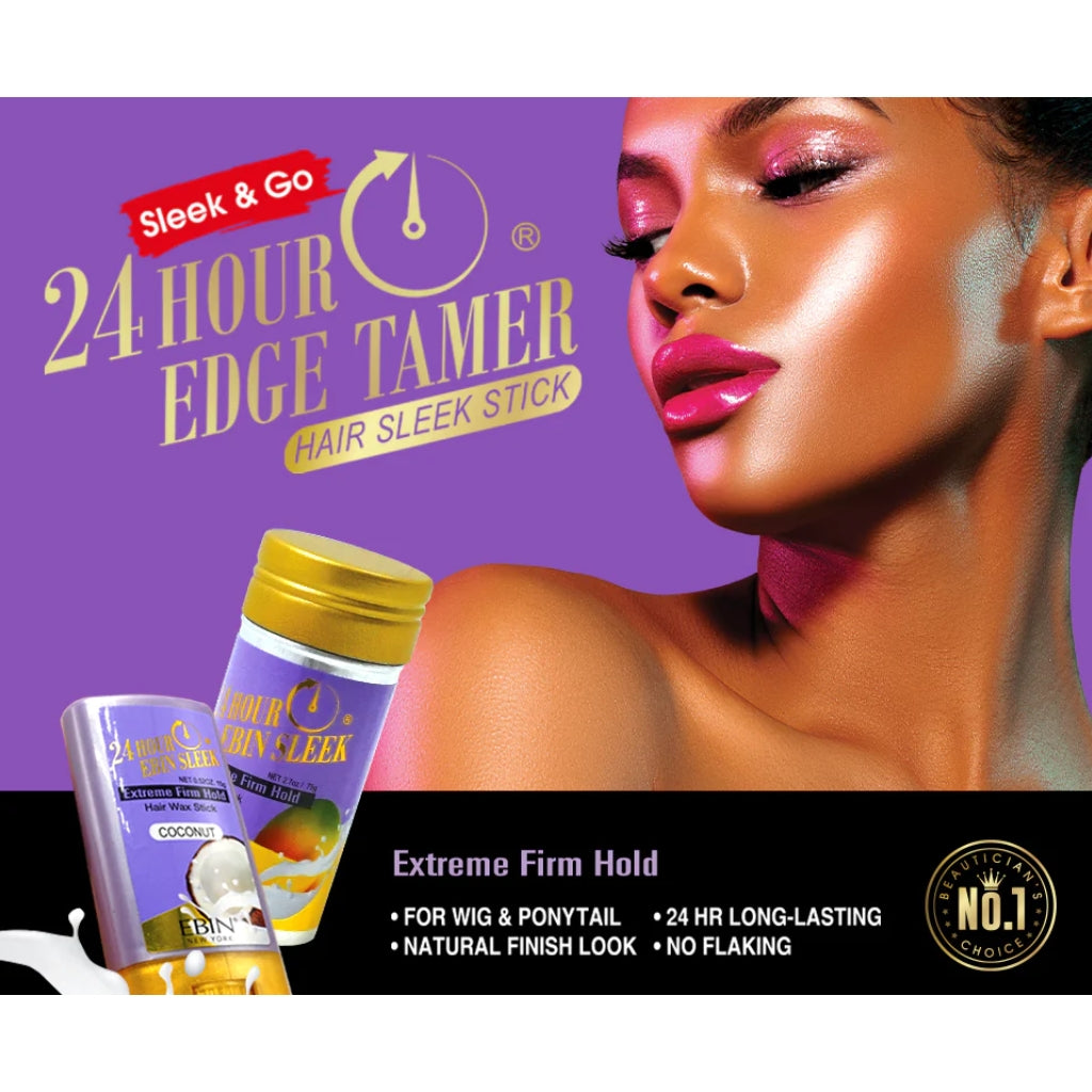 EBIN 24 HOUR EDGE TAMER SLEEK HAIR WAX STICK - BRAID BEAUTY