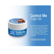 Lotta Body Contral Me Edge Gel Black 2.25oz - BRAID BEAUTY