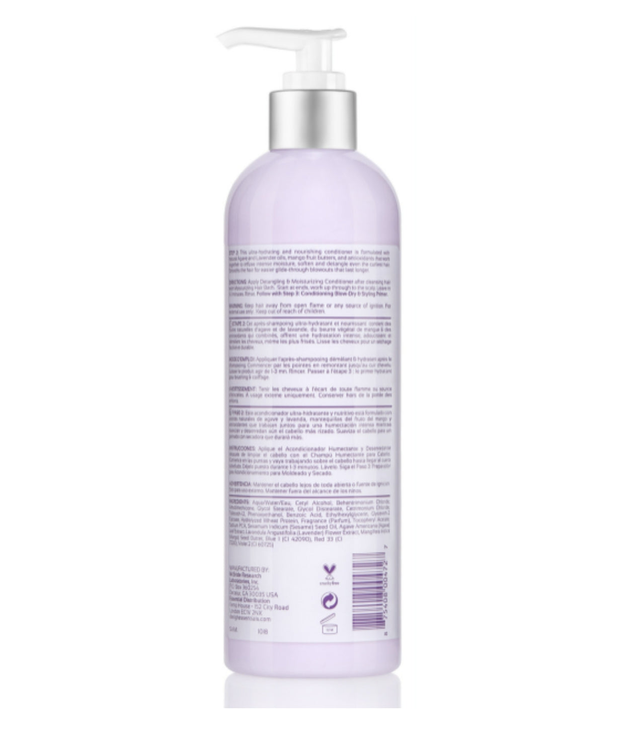 Design Essentials Agave & Lavender Moisturizing & Detangling Conditioner 12 oz - BRAID BEAUTY