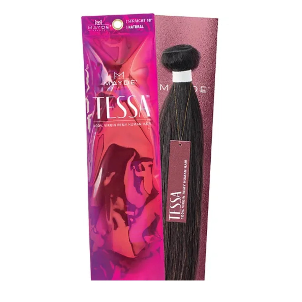Mayde Beauty Straight  Tessa  Single Remi Human Hair Bundle - BRAID BEAUTY