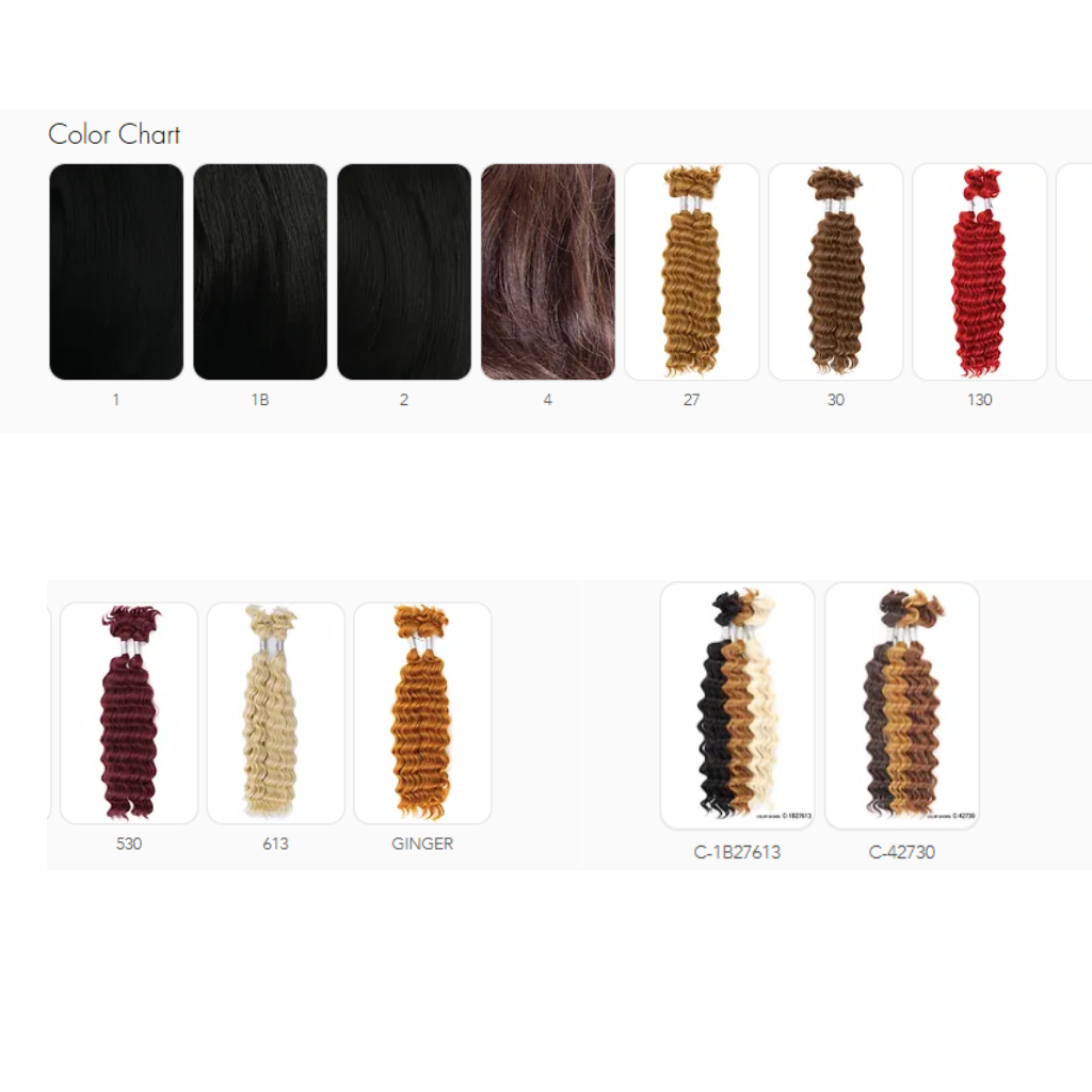 Mayde Beauty Deep Bulk 20" Bloom Bundle Hair Weave - BRAID BEAUTY