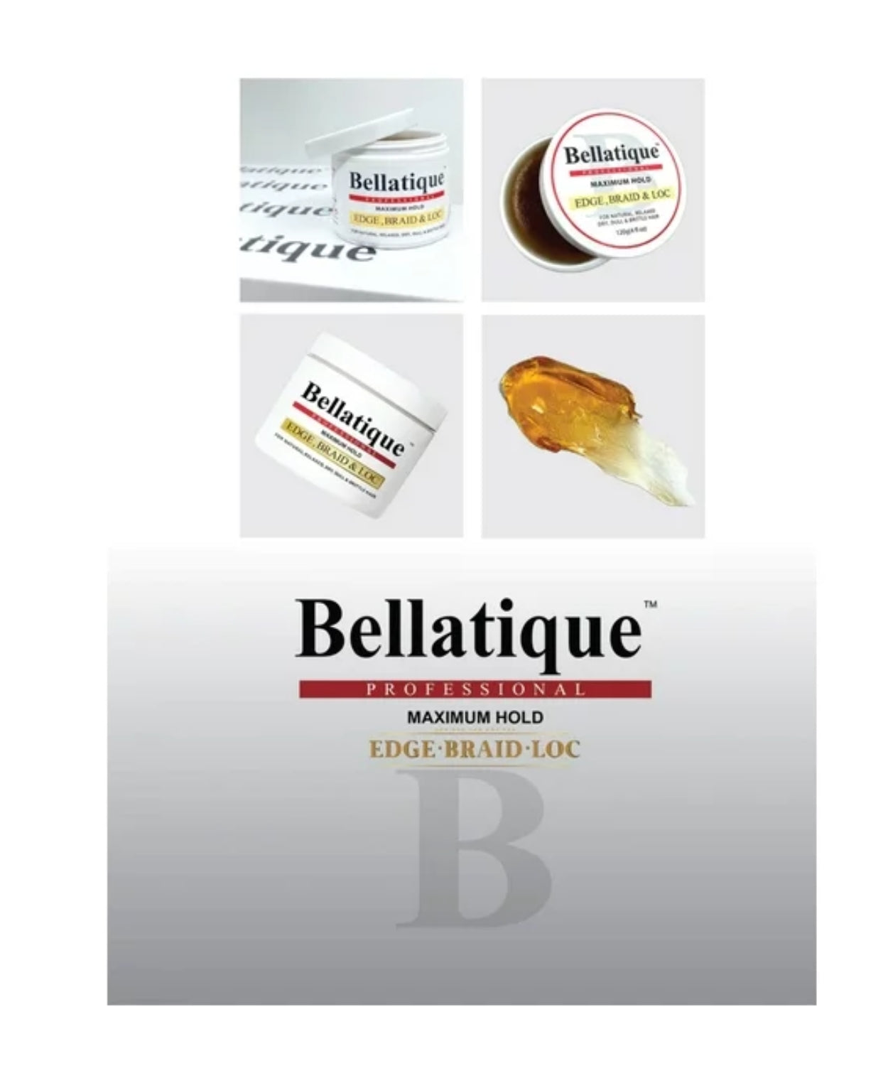 Bellatique Professional Maximum Hold Edge Braid & Loc - BRAID BEAUTY