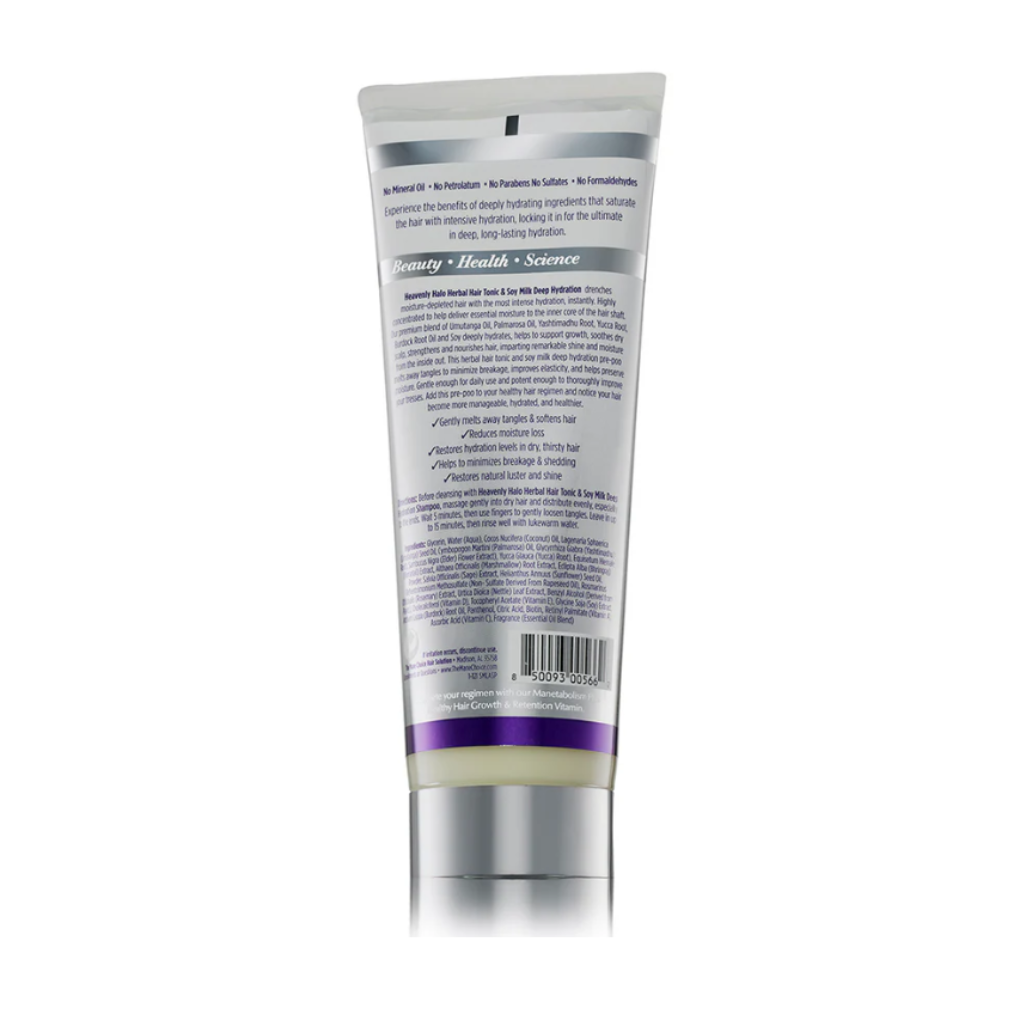 The Mane Choice Heavenly Halo Herbal Hair Tonic & Soy Milk Deep Hydration Pre-Poo - BRAID BEAUTY