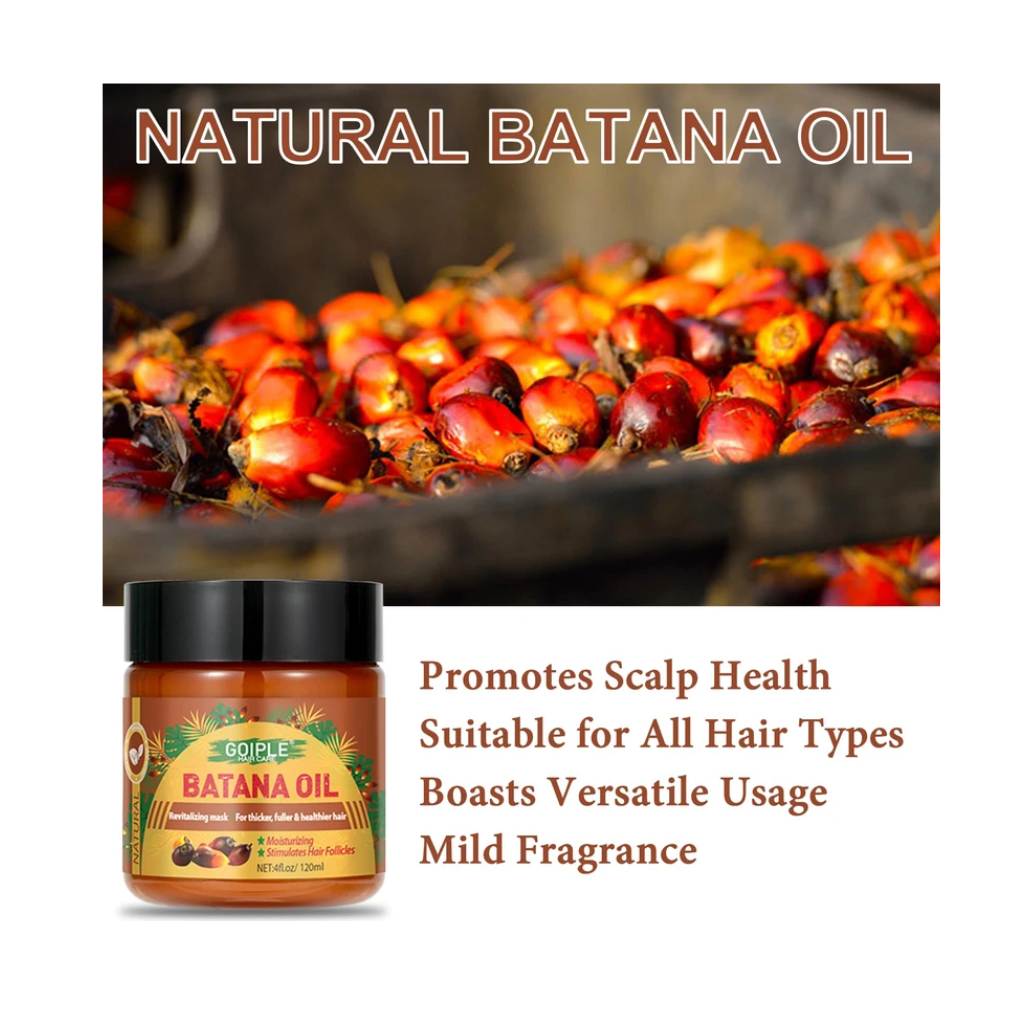 GOIPLE  Batana Oil Revitalizing mask, for thicker, fuller & hearlthier hair 4oz - BRAID BEAUTY
