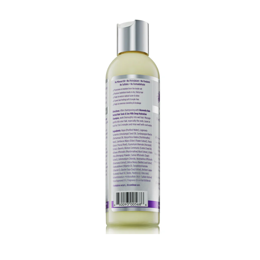 The Mane Choice  Heavenly Halo Herbal Hair Tonic & Soy Milk Deep Hydration Conditioner 8oz - BRAID BEAUTY