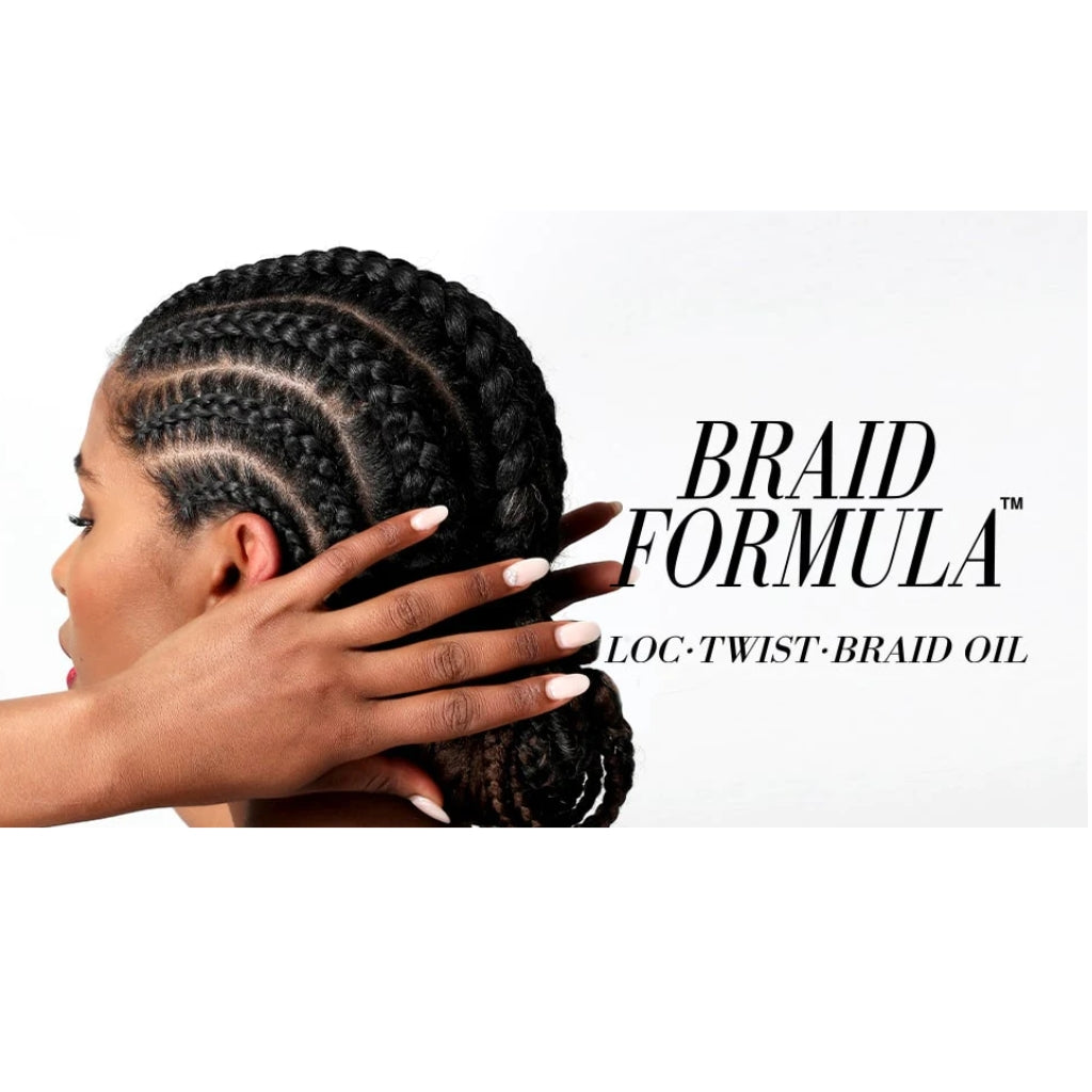 EBIN BRAID FORMULA LOC. TWIST. BRAID OIL 4OZ - CUTICLE STRENGTHENING - BRAID BEAUTY