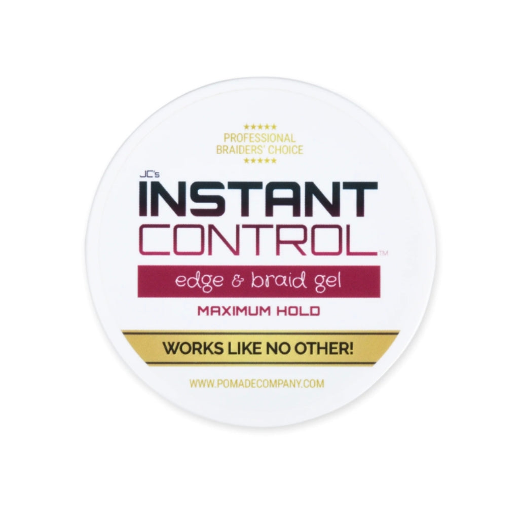 Instant Control Edge & Braid Gel Maximum Hold 4oz - BRAID BEAUTY