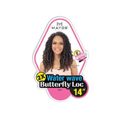 Mayde Beauty 2X WATER WAVE BUTTERFLY LOC 14" - BRAID BEAUTY