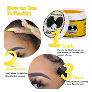 GOIPLE Edge Contro -PINEAPPLE-  4oz - BRAID BEAUTY