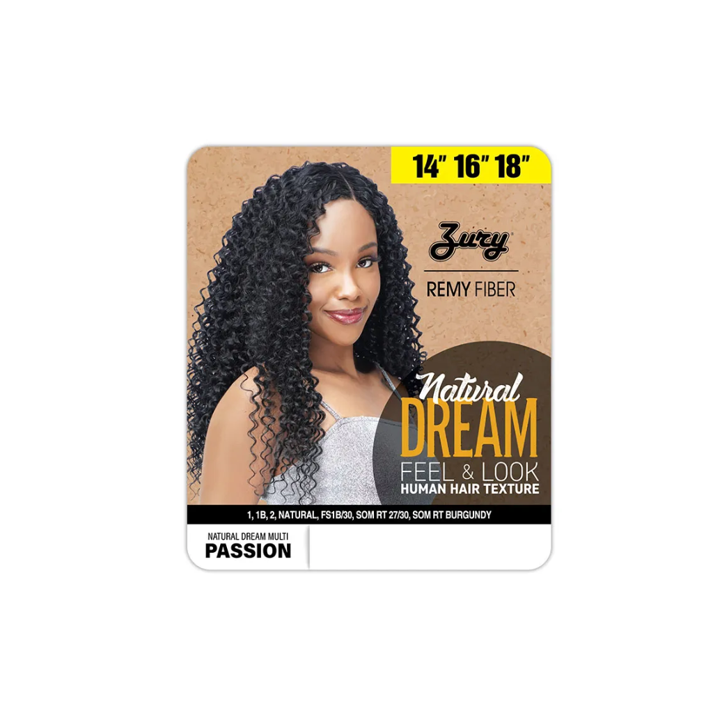 ZURY NATURAL DREAM MULTI PASSION 14" 16" 18" - BRAID BEAUTY