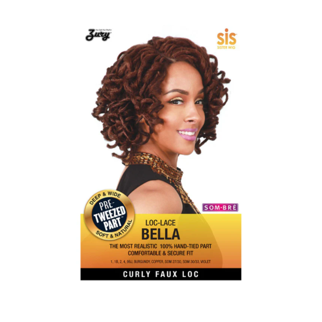 Zury Sis Synthetic Lace Front Wig Curly Faux Loc Lace - BELLA - BRAID BEAUTY