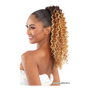 Mayde Beauty Mocha Ponytail Deep Curl 18" - BRAID BEAUTY