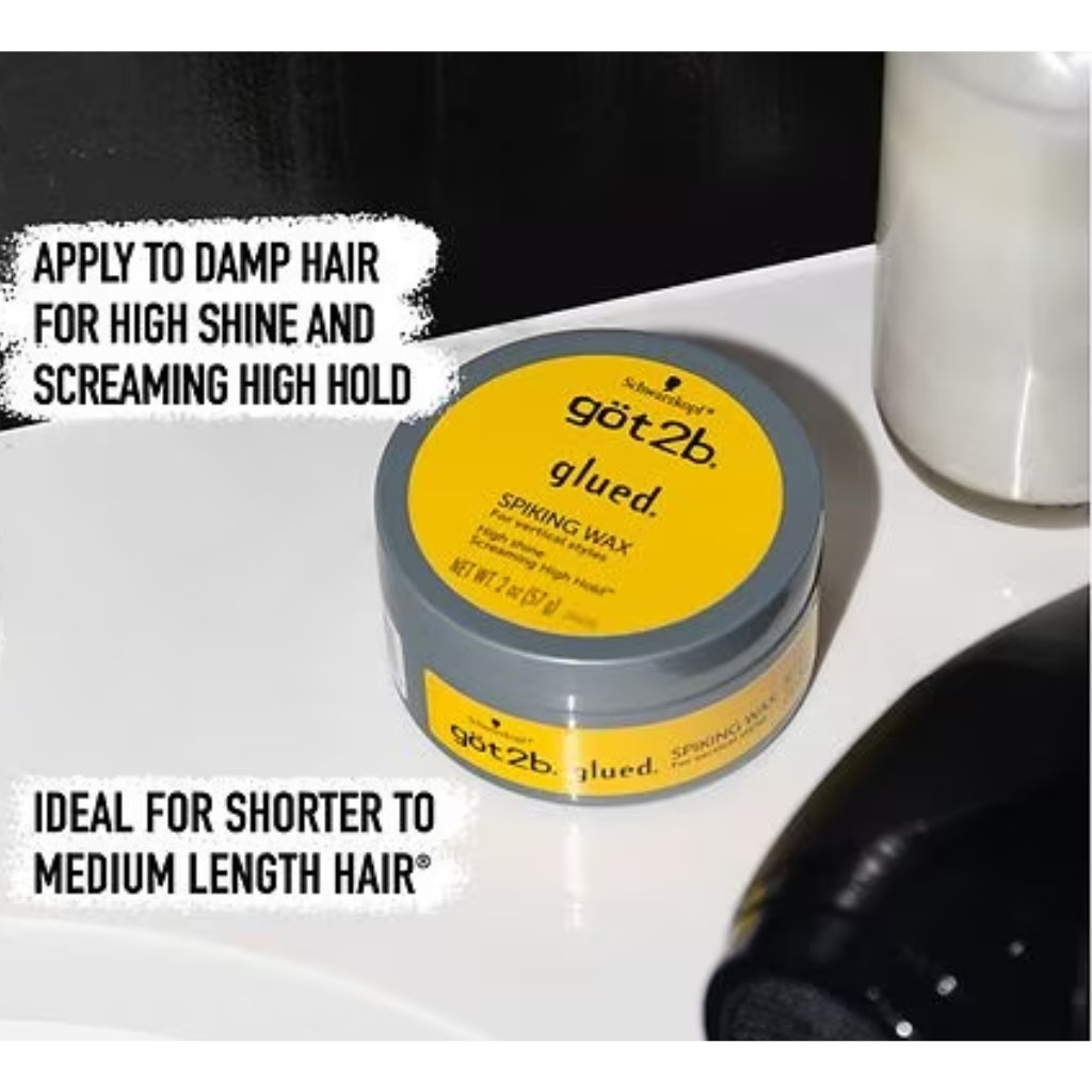 göt2b Glued Spiking Wax 2 oz - BRAID BEAUTY