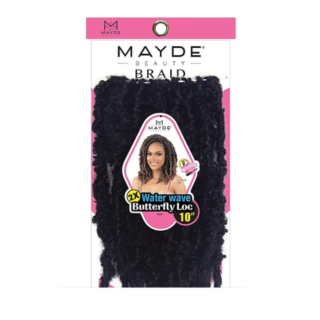 Mayde Beauty 2X WATER WAVE BUTTERFLY LOC 10" - BRAID BEAUTY