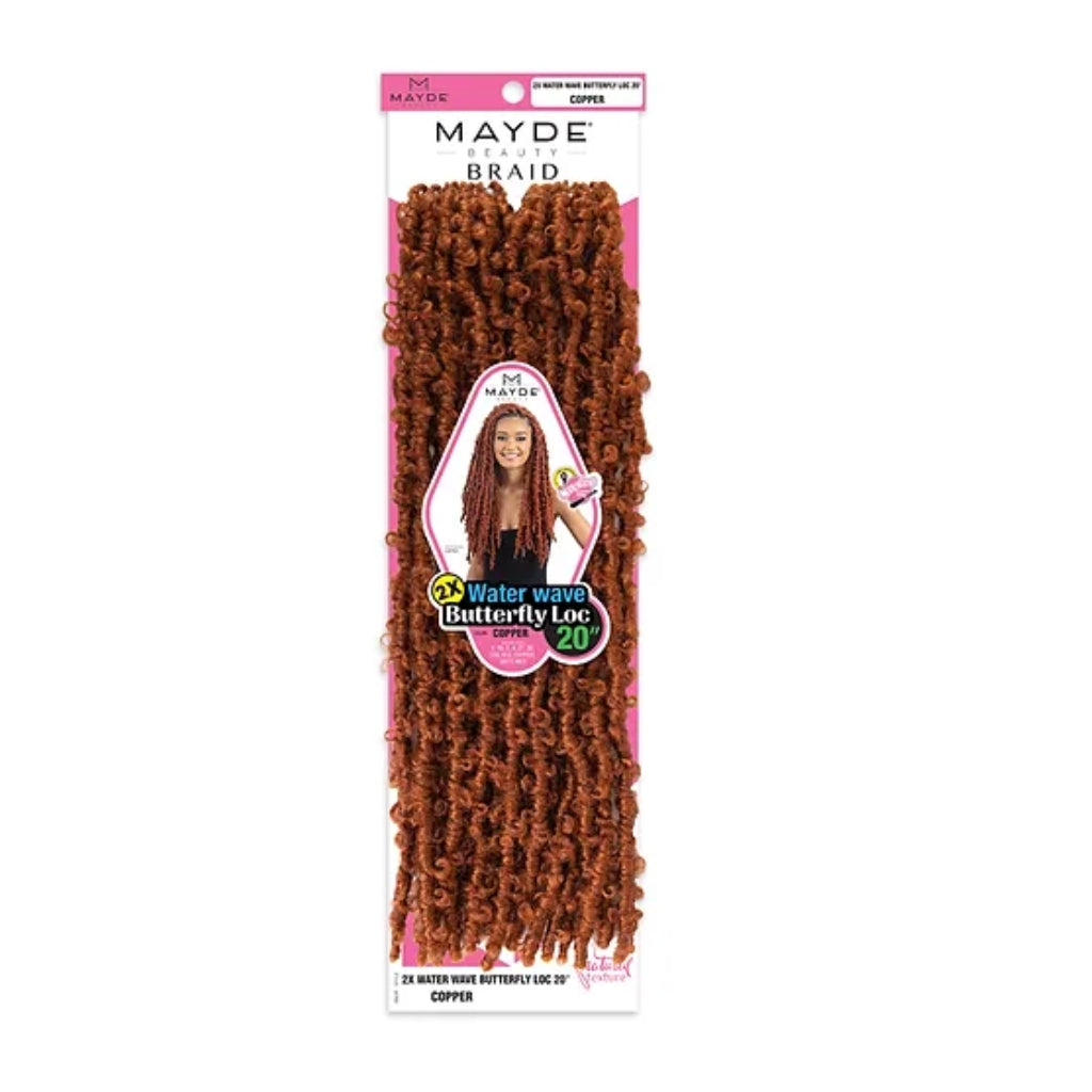 Mayde Beauty 2X WATER WAVE BUTTERFLY LOC 20" - BRAID BEAUTY