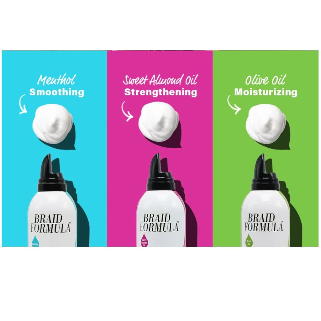 EBIN SETTING MOUSSE SMOOTHING & SHINE - MENTHOL - BRAID BEAUTY