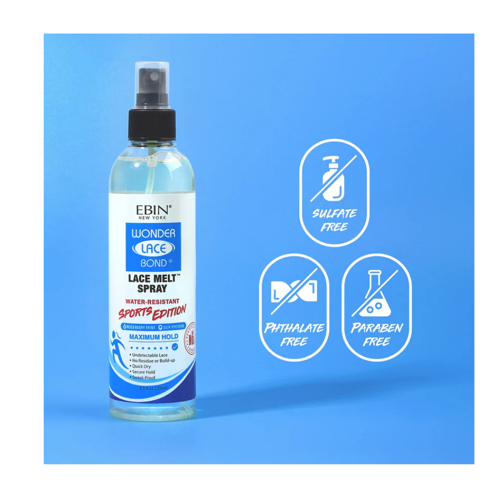 EBIN NEW YORK Wonder Lace Bond Lace Melt Spray Sports Edition 3.38 oz - BRAID BEAUTY