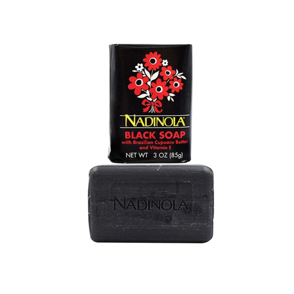 NADINOLA Black Soap with Brazilian Cupuacu Butter and Vitamin E - BRAID BEAUTY