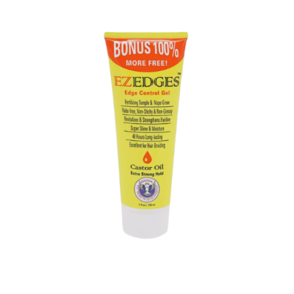 EZEDGES EDGE CONTROL GEL Extra Strong Hold 4 oz - BRAID BEAUTY