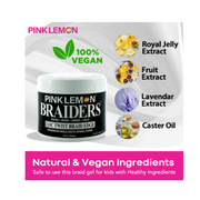 PINK LEMON - Braiders Loc Twist Braid Edge Pomade - BRAID BEAUTY