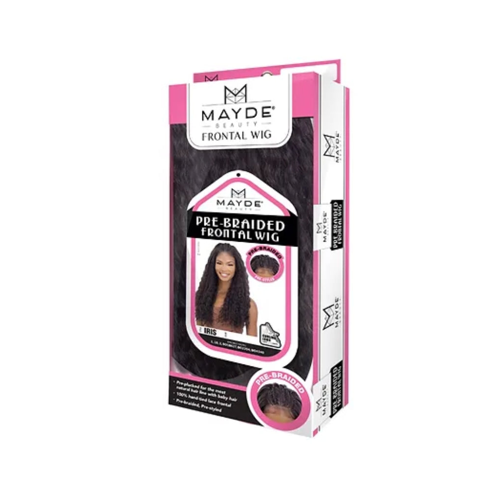 Mayde Beauty Synthetic Pre-braided Lace Front Wig - Iris - BRAID BEAUTY