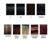 Zury Sis Curtain Bangs 6" Deep Part HD Lace Front Wig - NYALA - Pre-Lifted Style - BRAID BEAUTY