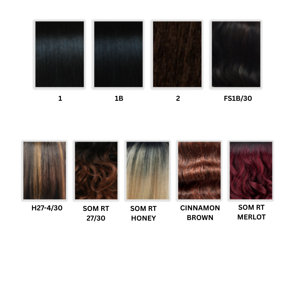 Zury Sis Curtain Bangs 6" Deep Part HD Lace Front Wig - NYALA - Pre-Lifted Style - BRAID BEAUTY