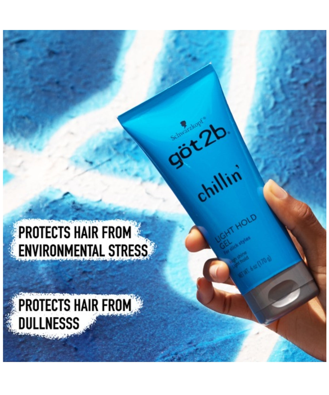 Got2b Chillin' Light Hold Gel 6 oz - BRAID BEAUTY
