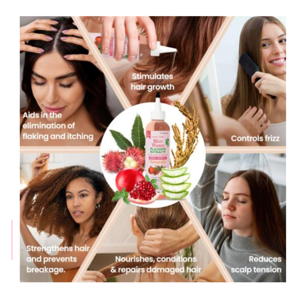Dr.Girls More Volume Rice Water Hair Oil 6oz - BRAID BEAUTY