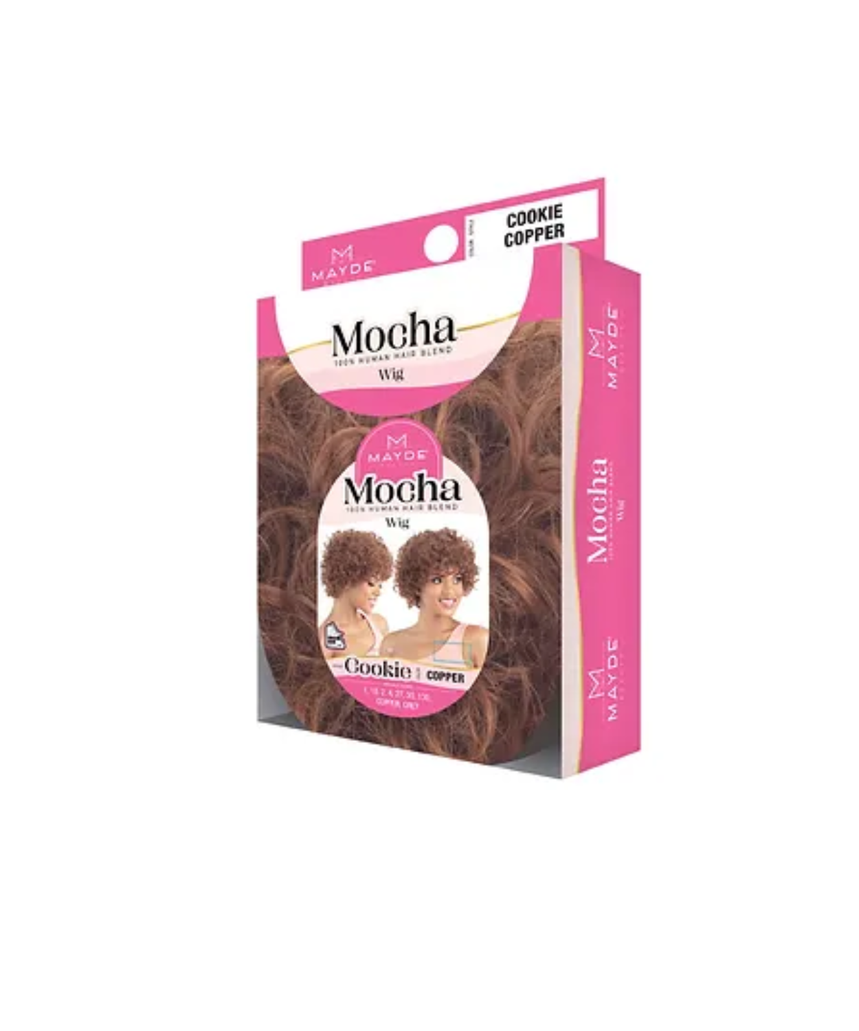 Mayde Beauty Mocha Human Hair Blend Wig -COOKIE- - BRAID BEAUTY