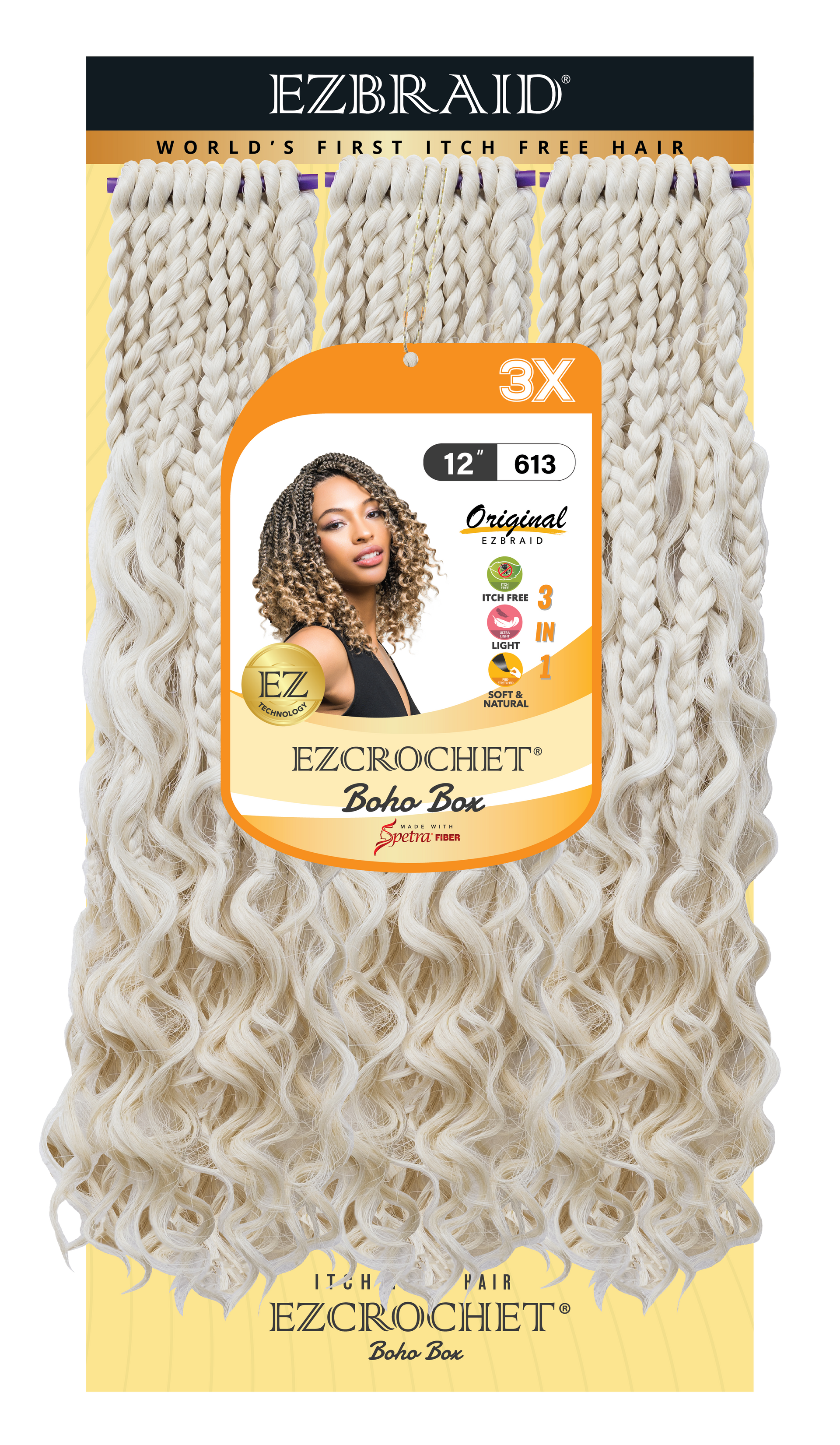 EZCROCHET Boho Box 12" 3X - BRAID BEAUTY