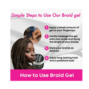 PINK LEMON - Braiders Loc Twist Braid Edge Pomade - BRAID BEAUTY