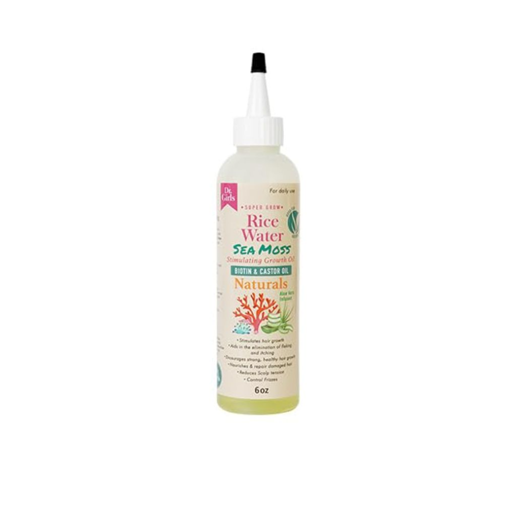 Dr.Girls More Volume Rice Water Hair Oil 6oz - BRAID BEAUTY