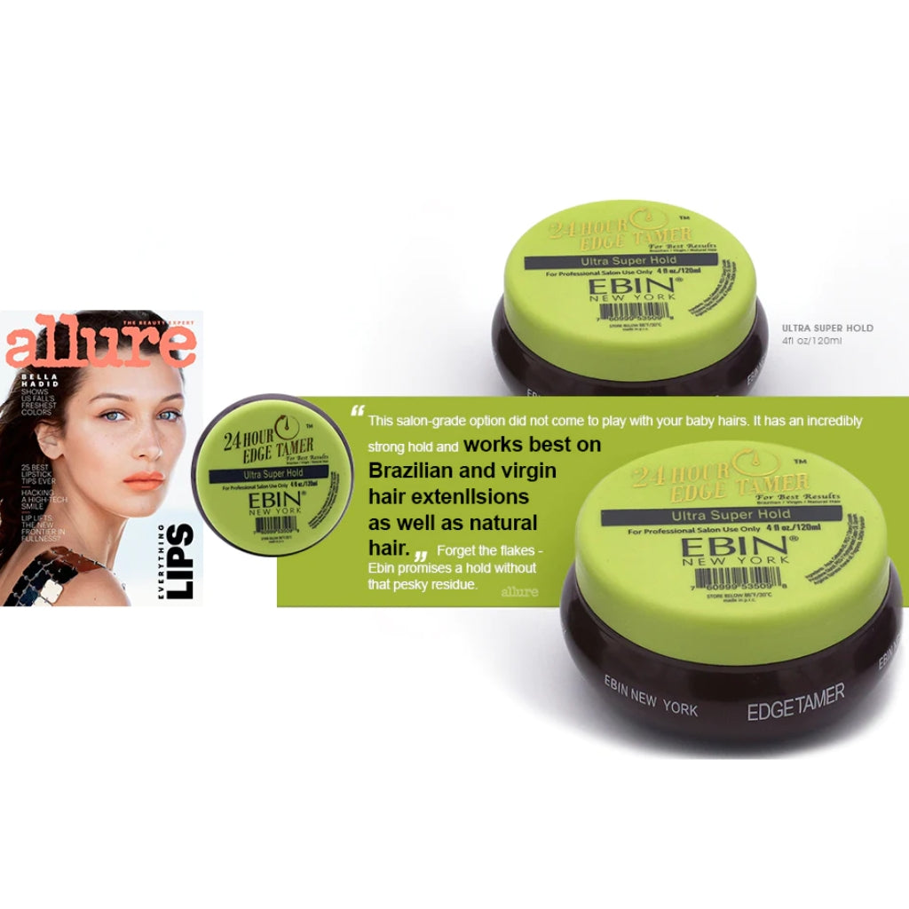 EBIN NEW YORK 24 hours Edge Tamer Ultra Super Hold - BRAID BEAUTY