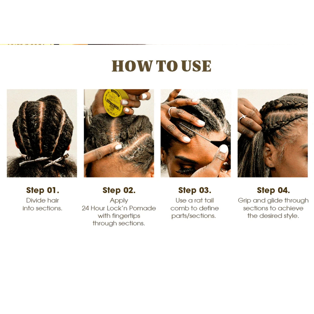 EBIN NEW YORK HONEY & BEE'S LOCK'N POMADE - BRAID BEAUTY