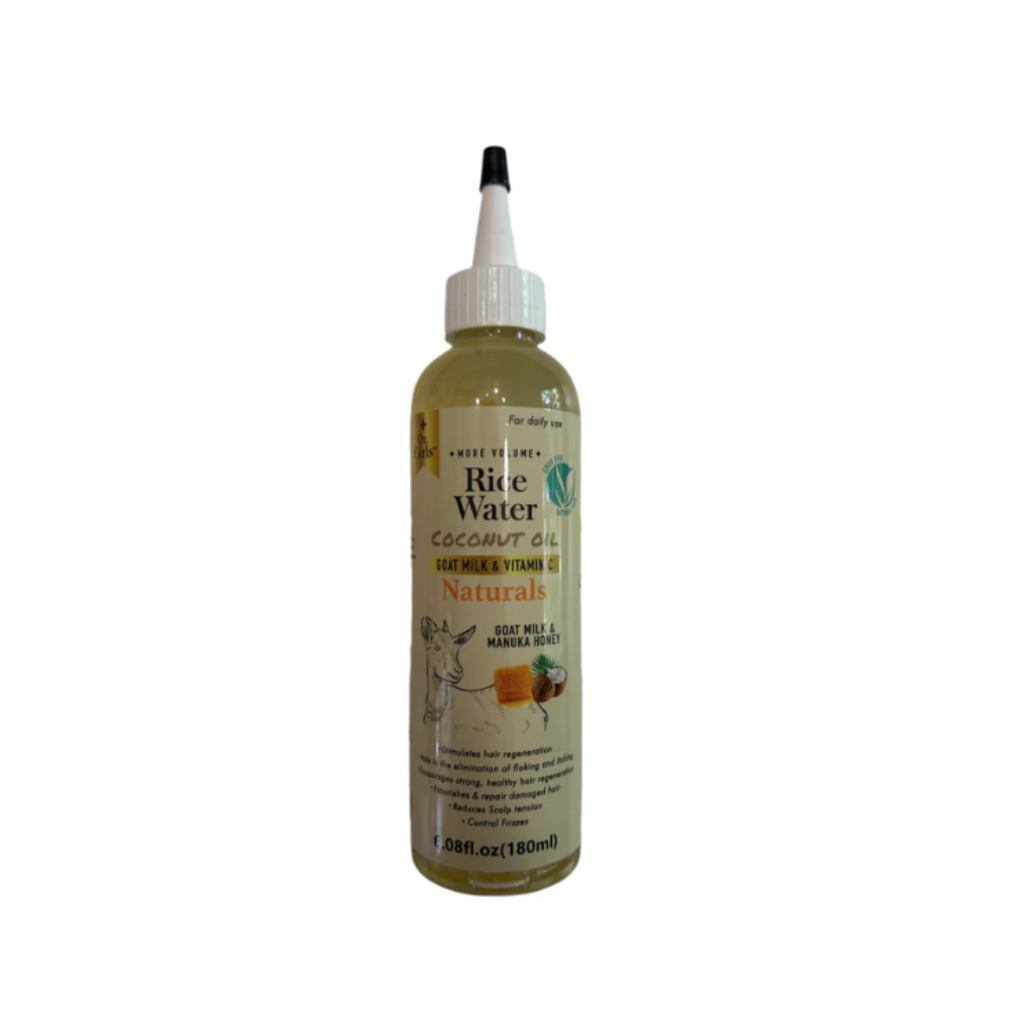 Dr.Girls More Volume Rice Water Hair Oil 6oz - BRAID BEAUTY