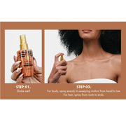 EBIN NEW YORK SECRET OF PHARAOH EGYPTIAN DIAMOND GLITTER MIST - ROSE GOLD - BRAID BEAUTY