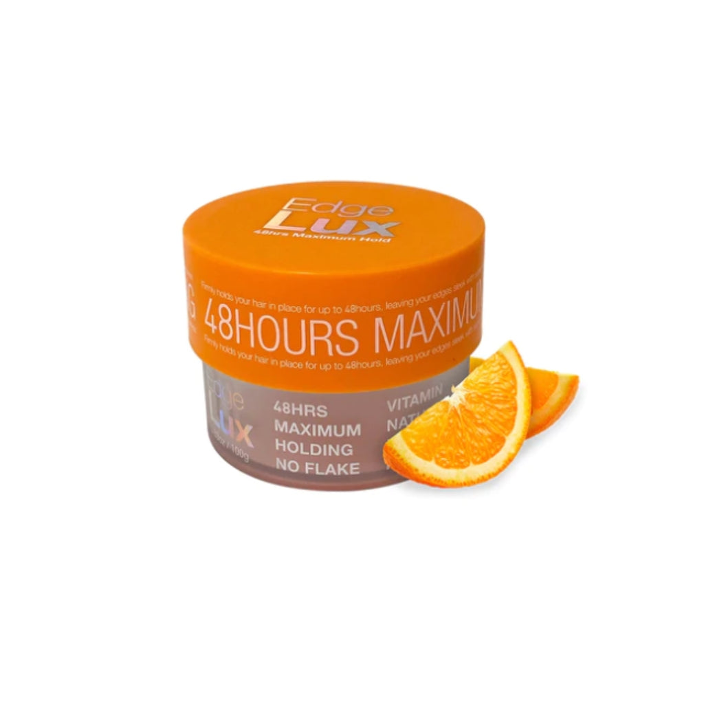 Lux Collection Edge Lux 48 Hour Maximum Hold  Conditioning Hair Gel Tamer 3.53oz - BRAID BEAUTY