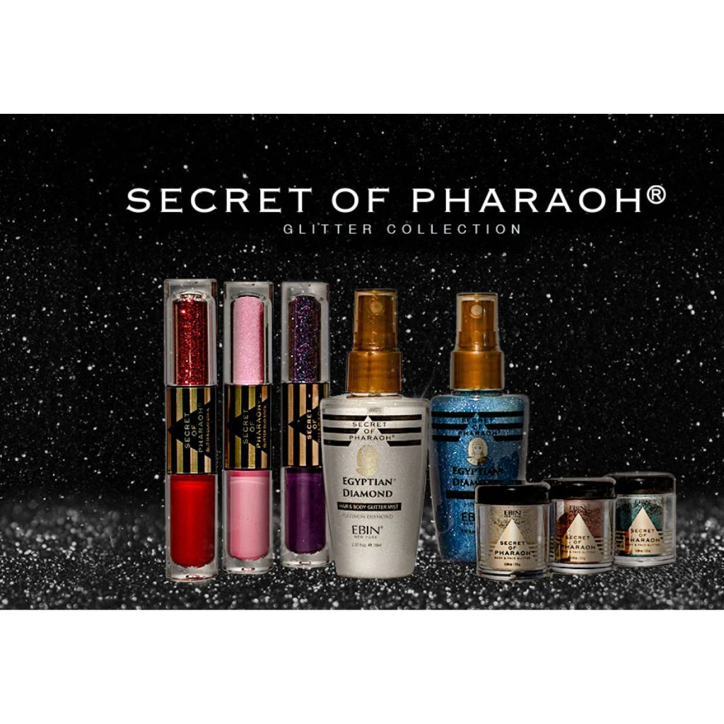 EBIN NEW YORK SECRET OF PHARAOH EGYPTIAN DIAMOND GLITTER MIST - ROSE GOLD - BRAID BEAUTY